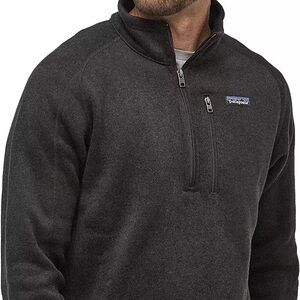 Patagonia Charcoal Quarter-Zip Fleece